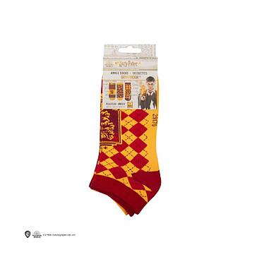 Harry Potter - Pack 3 paires de socquettes Gryffindor pas cher