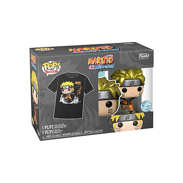 Avis Naruto - Set POP! & Tee figurine et T-Shirt Naruto Running - Taille M