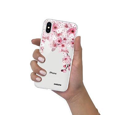 Evetane Coque iPhone X/Xs 360 intégrale Cerisier Tendance pas cher