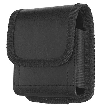 Avizar Étui Ceinture pour Samsung Z Flip Effet cuir Fixation Clip Clapet Aimanté  Noir