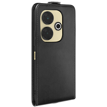 Avizar Étui Clapet Vertical pour Xiaomi Redmi 13 Porte-cartes Noir