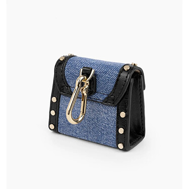 Avis IDEAL OF SWEDEN Étui pour AirPods Mini Sac Paloma Reworked Denim Bleu