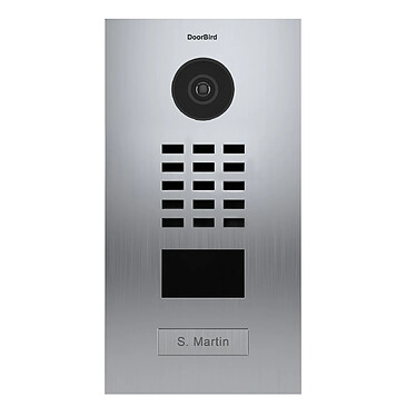 Doorbird - Portier vidéo IP avec lecteur de badge RFID encastrable - D2101V EAU SALEE Inox