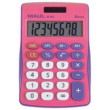 MAUL Calculatrice de bureau MJ 450, 8 chiffres, rose