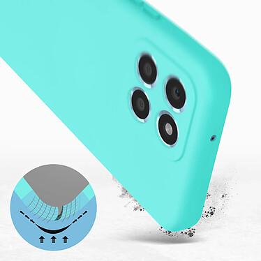 Avis Avizar Coque pour Honor 70 Lite, Honor X6 et X8 5G Silicone Semi-rigide Finition Soft-touch  Turquoise