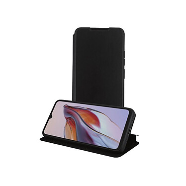 Muvit Étui pour Xiaomi Redmi 12C Édition Folio Stand avec Emplacements de Cartes Noir