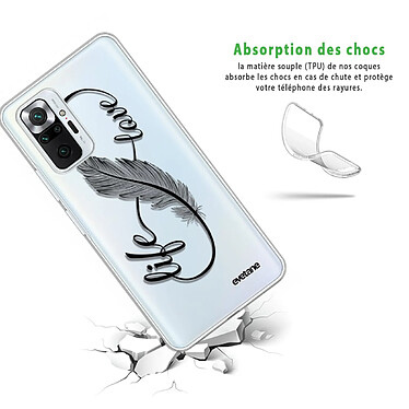 Avis Evetane Coque Xiaomi Redmi Note 10 Pro 360 intégrale transparente Motif Love Life Tendance