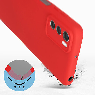 Avis Avizar Coque pour Motorola Moto G42 Silicone Semi-rigide Finition Soft-touch Fine  Rouge