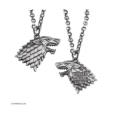 Game of Thrones - Décoration sapin avec collier Stark pas cher