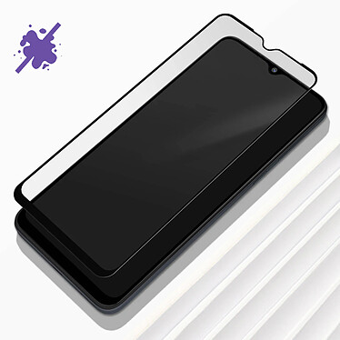 Acheter Avizar Verre Trempé pour Xiaomi Redmi 12C Dureté 9H Anti-rayures Transparent Bords biseautés noir