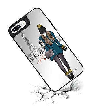 Avis LaCoqueFrançaise Coque iPhone 7 Plus/8 Plus miroir Working girl Design