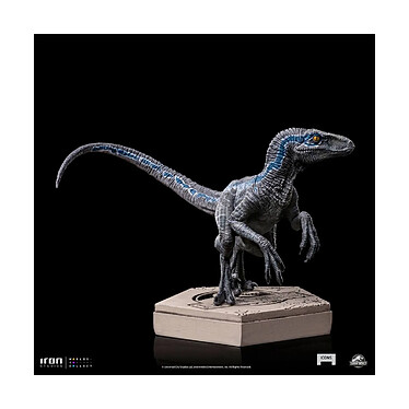 Acheter Jurassic World Icons - Statuette Velociraptor B Blue 7 cm