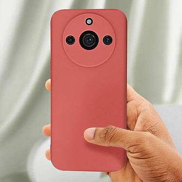 Avizar Coque pour Realme 11 Pro et 11 Pro Plus Silicone Soft Touch Mate  Rose Corail pas cher