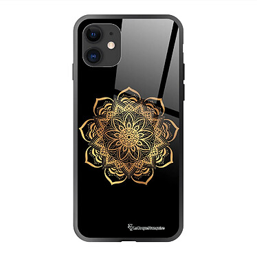 LaCoqueFrançaise Coque iPhone 11 Coque Soft Touch Glossy Mandala Or Design