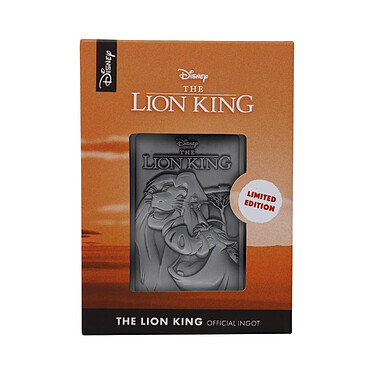 Le Roi lion - Lingot de Collection Le Roi lion Limited Edition pas cher