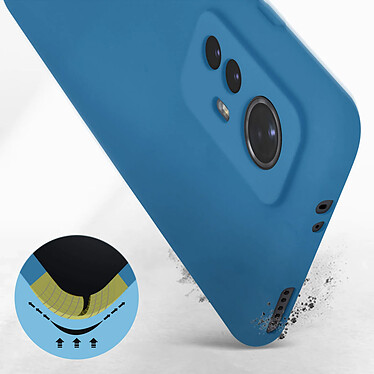 Avis Avizar Coque pour Xiaomi 12T et 12T Pro Silicone Semi-rigide Finition Soft-touch Fine  bleu