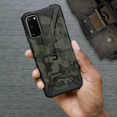 Avis UAG Coque pour Samsung Galaxy S20 Bi-matière Pathfinder Series Forrest Camo Vert kaki