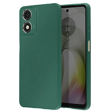 Avizar Coque pour Motorola Moto E14 Souple Mate Douce Vert Foncé