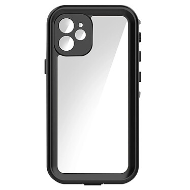 Redpepper Coque Intégrale pour iPhone 11 Waterproof IP68  Contour Noir