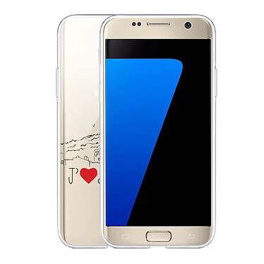 Avis LaCoqueFrançaise Coque Samsung Galaxy S7 360 intégrale transparente Motif J'aime Marseille Tendance