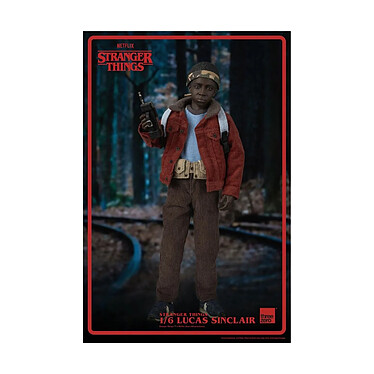 Stranger Things - Figurine 1/6 Lucas Sinclair 23 cm pas cher