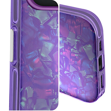 Acheter Avizar Coque pour iPhone 15 Antichoc Souple Tutti Frutti Violet