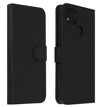 Avizar Étui Xiaomi Redmi 9C Protection avec Porte-carte Fonction Support Noir