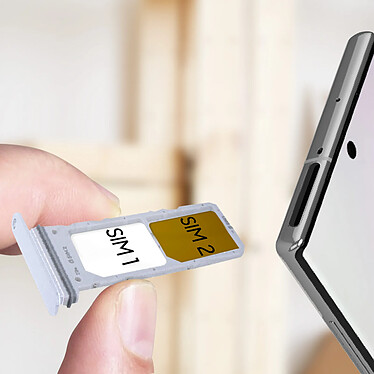 Avis Clappio Tiroir Carte SIM de Remplacement pour Samsung Galaxy Note 10  Blanc