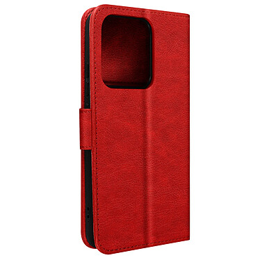 Avizar Housse pour Xiaomi 13 Pro portefeuille rangement carte support vidéo  rouge