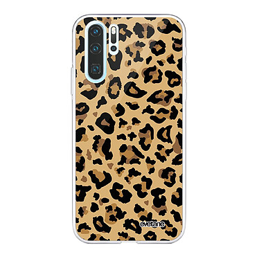 Evetane Coque Huawei P30 Pro/ P30 Pro New Edition silicone transparente Motif Léopard Beige ultra resistant