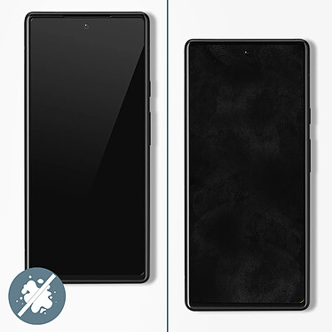 Acheter Avizar Verre Trempé Google Pixel 6 Dureté 9H Anti-traces Biseauté Noir