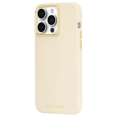 Avis Case Mate Silicone Compatible avec le MagSafe pour iPhone 15 Pro Max Beige