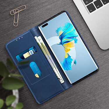 Avis Avizar Etui Huawei Mate 40 Pro / Pro Plus Porte-cartes Fonction Support - Bleu nuit