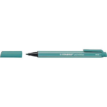 STABILO Stylo feutre pointMax pointe moyenne 0.8mm turquoise x 10