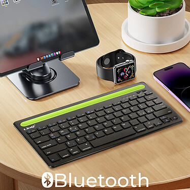 LinQ Clavier sans fil QWERTY Noir , Compatible iOS / Android / Windows pas cher