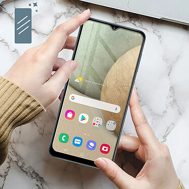 Avizar Film Écran Samsung Galaxy M12 Verre Trempé 9H Biseauté Anti-traces Transparent pas cher