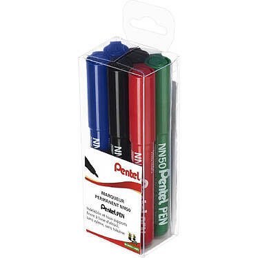 PENTEL Pochette de 6 Marqueurs permanents NN50