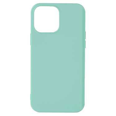 Avizar Coque iPhone 13 Pro Max Silicone Semi-rigide Finition Soft-touch turquoise