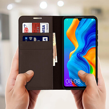 Avis Avizar Étui Huawei P30 Lite Housse Folio Cuir Support Vidéo Marron