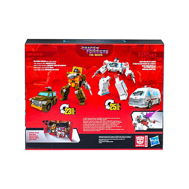 The Transformers : The Movie Studio Series Deluxe Class - Pack 2 figurines Brawn & Autobot Ratc