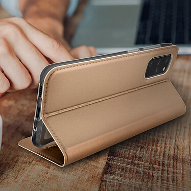 Dux Ducis Étui pour Samsung Galaxy S20 Plus Porte-carte Support Vidéo  Rose Gold pas cher