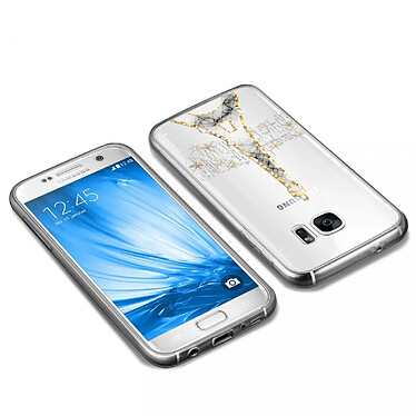 LaCoqueFrançaise Coque Samsung Galaxy S7 360 intégrale transparente Motif Illumination de paris Tendance pas cher