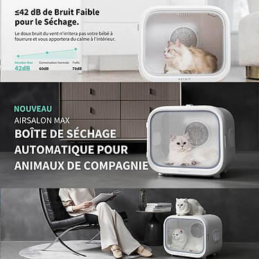 Avis Petkit Airsalon MAX PRO séchoir automatique pour chiens, chats, 60L