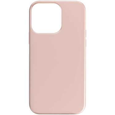 Avizar Coque pour iPhone 15 Pro Max Silicone Semi-rigide Finition Douce au Toucher Fine  Rose poudré