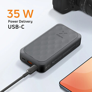 Avis Xtorm Batterie Externe 20000mAh 35W 2x USB-C + USB-C Écran LED Compact Noir