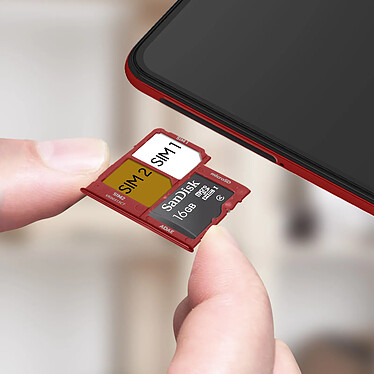 Avis Clappio Tiroir Carte SIM de Remplacement pour Samsung Galaxy A41 Rouge