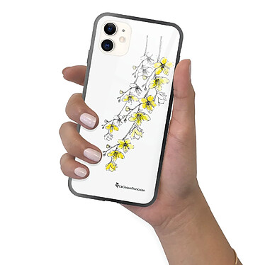 LaCoqueFrançaise Coque iPhone 11 Coque Soft Touch Glossy Fleurs Cerisiers Design pas cher