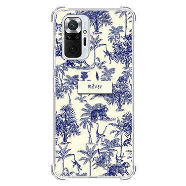 LaCoqueFrançaise Coque Xiaomi Redmi Note 10 Pro Silicone antichocs Solides coins renforcés  transparente Motif Botanic Rêve