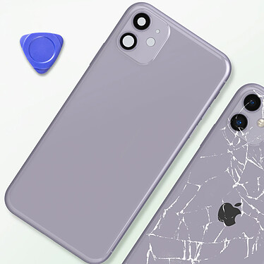 Acheter Clappio Châssis iPhone 11 avec Vitre arrière de remplacement Lavande