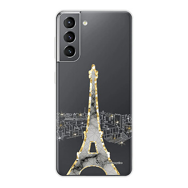 LaCoqueFrançaise Coque Samsung Galaxy S21 5G 360 intégrale transparente Motif Illumination de paris Tendance